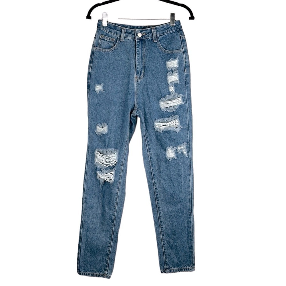 SHEIN Denim Distressed Skinny Jeans Size XS